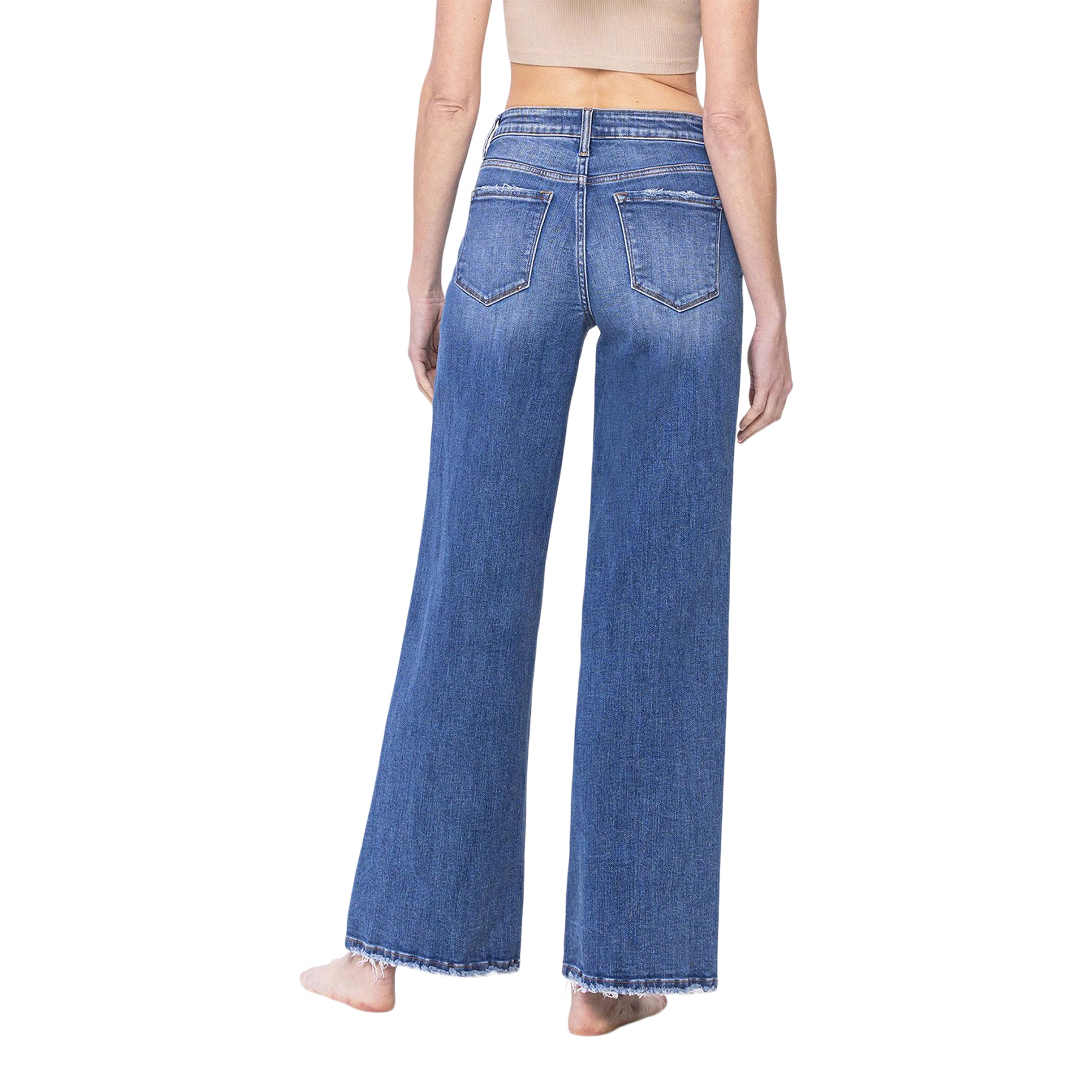 High Rise Wide Leg Jean - Denny's