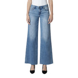 Mid Rise Wide Leg Jean