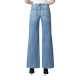 Mid Rise Wide Leg Jean