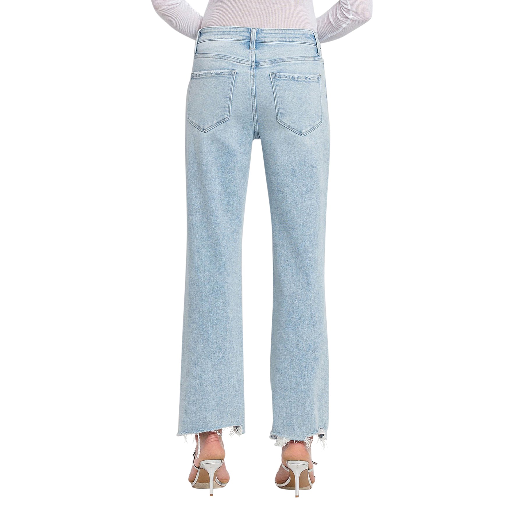 High Rise Slim Wide Leg - Denny's