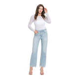 High Rise Slim Wide Leg - Denny's