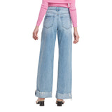 Cuffed High Rise Baggy Wide Leg - Denny's