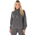 Brushed Cloud Half Zip Sweatshirt - Denny's