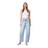 High Rise Barrel Jean