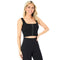 Ribbed Hook & Eye Crop Tank - Denny's