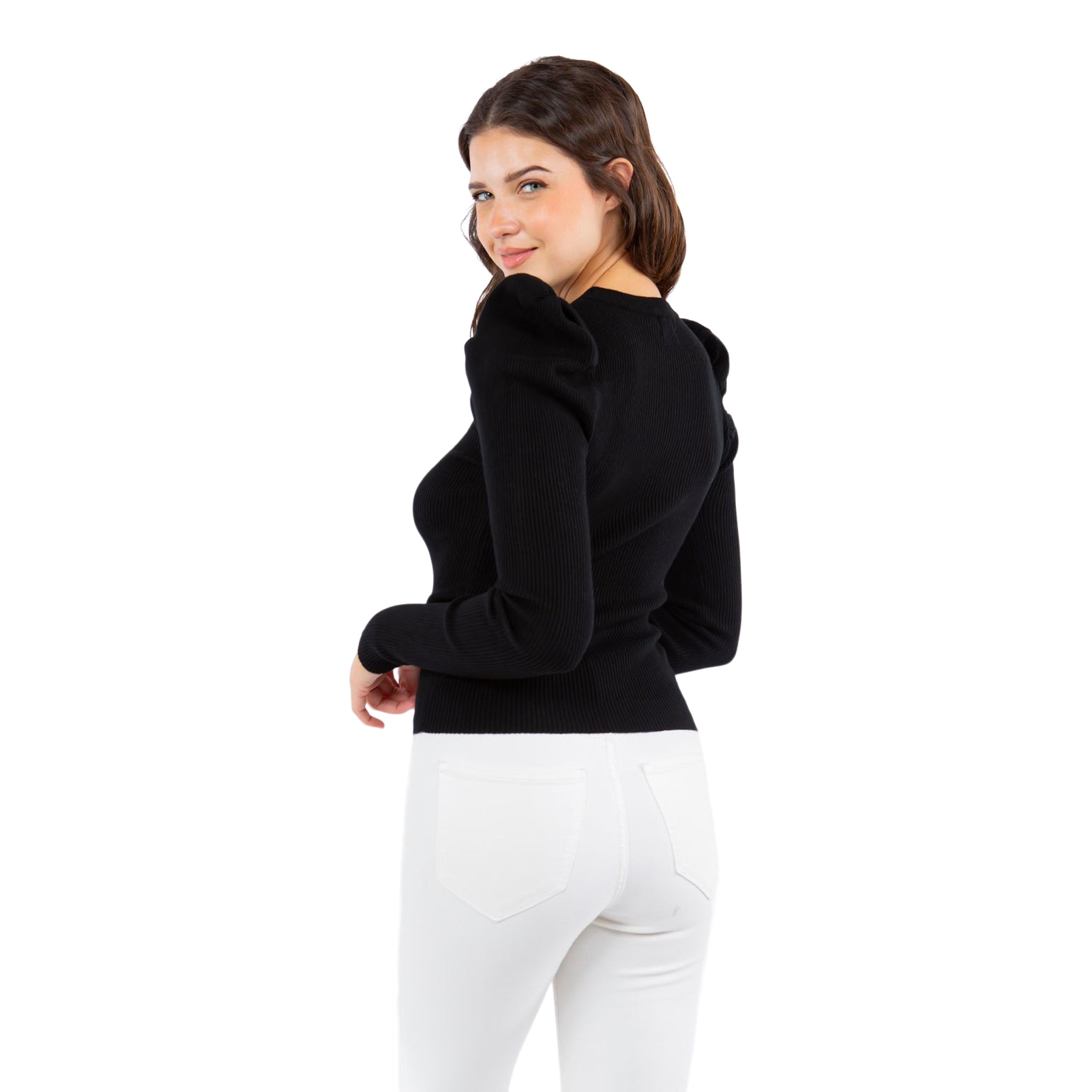Puff Sleeve Sweater - Denny's