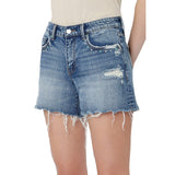 Mid Rise Studded Short
