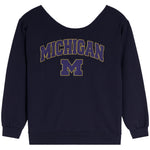 Michigan Off The Shoulder Sweatshirt - Denny's
