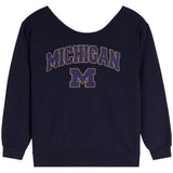 Michigan Off The Shoulder Sweatshirt - Denny's