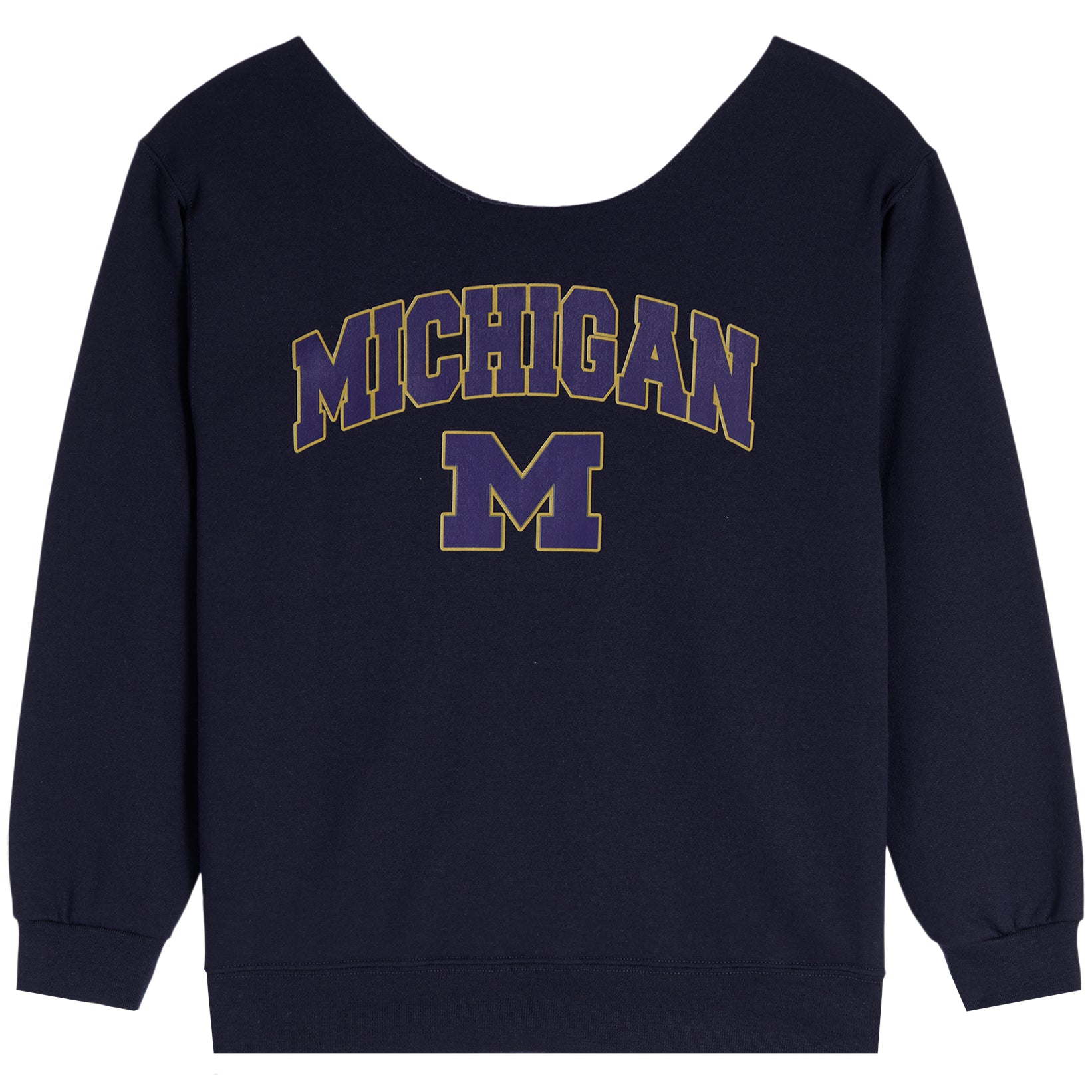 Michigan Off The Shoulder Sweatshirt - Denny's