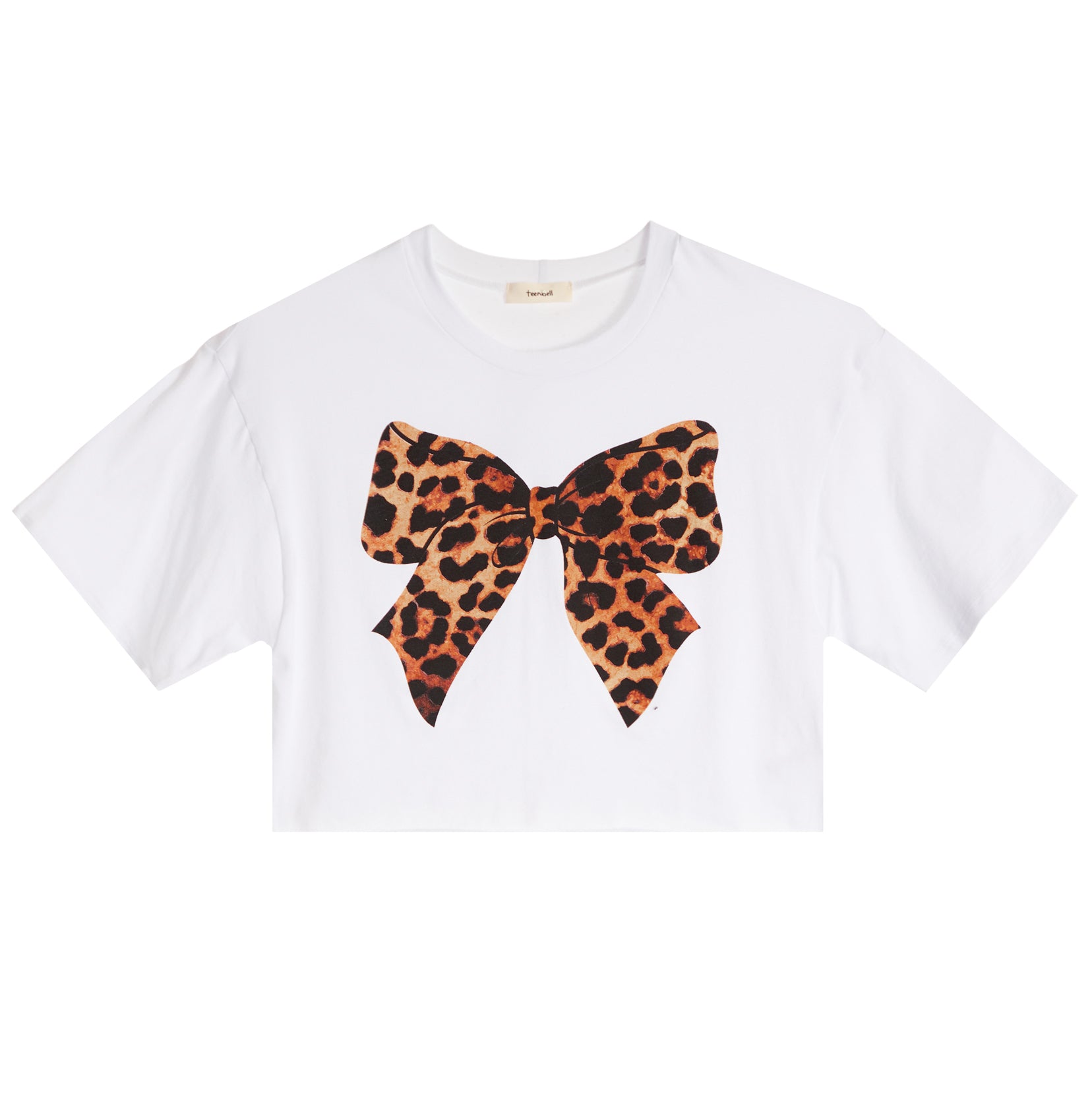 Leopard Bow Short Sleeve Tee - Denny's