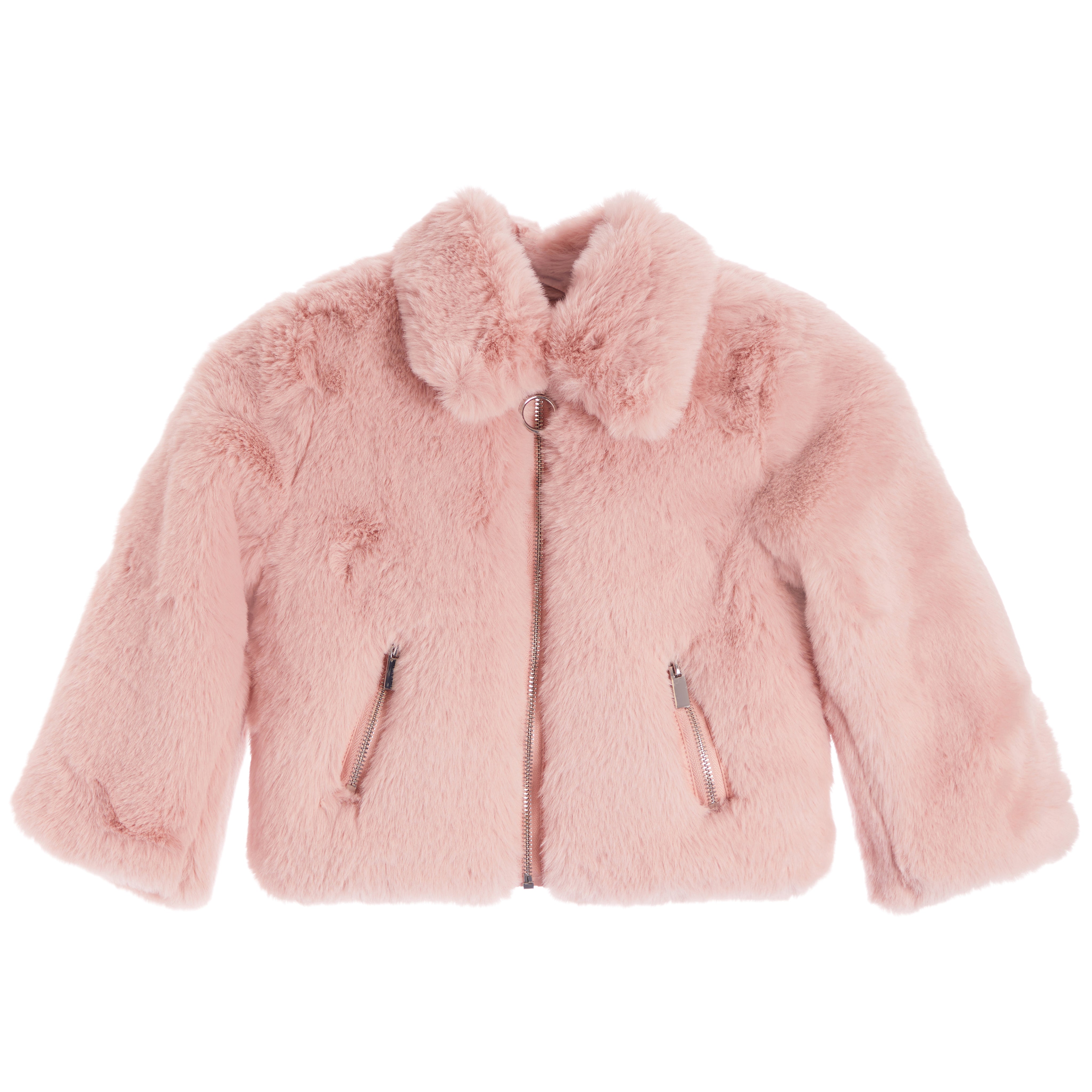 Faux Fur Collared Jacket - Denny's