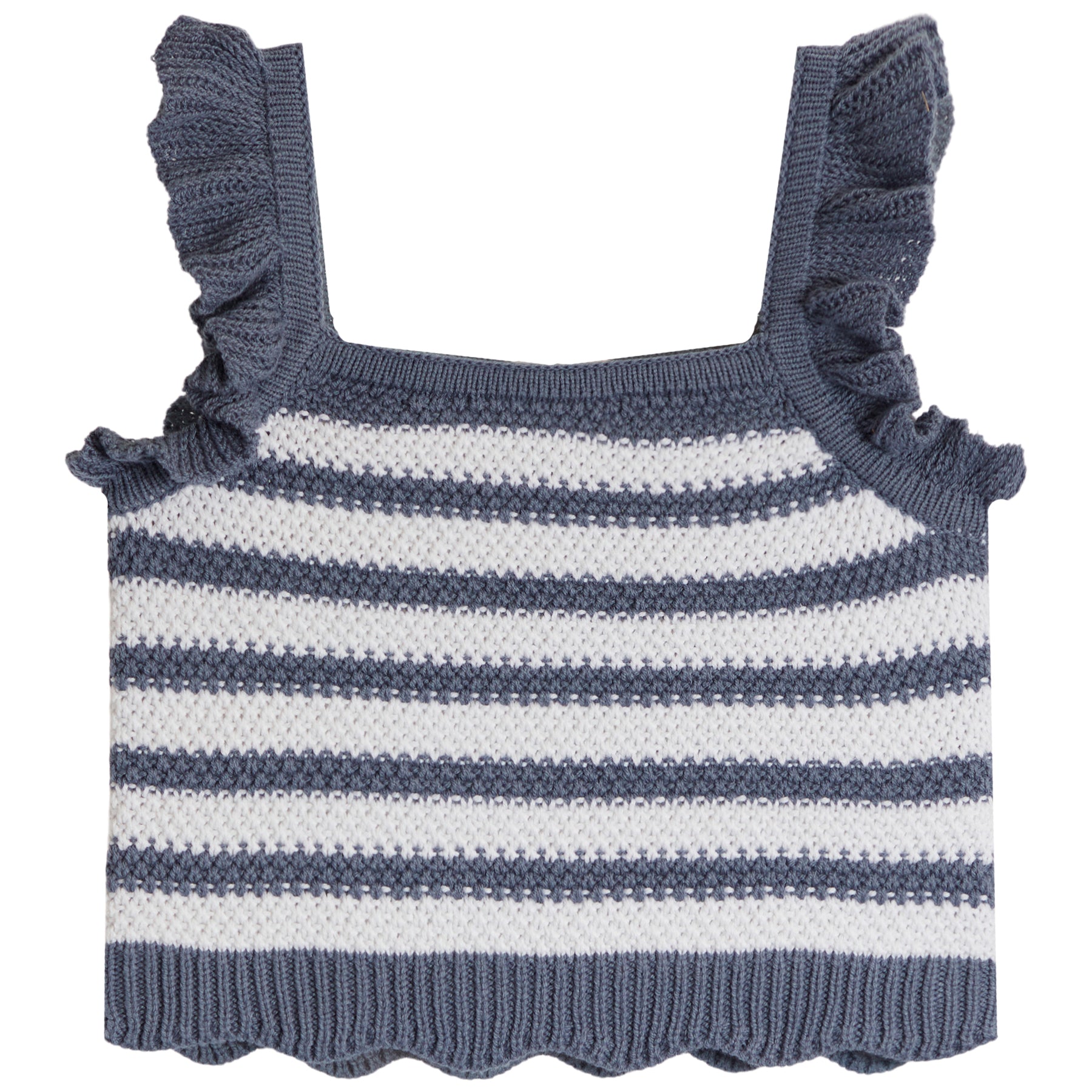 Waves Ruffle Tank – Denny's