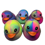 Jumbo Squishy Tie Dye Rubber Duck
