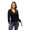Puff Sleeve Henley Top - Denny's