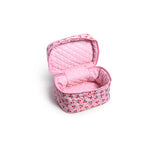 Cherry Quilted Travel Cosmmetic Case - Denny's