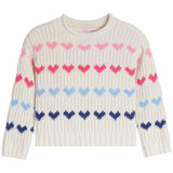 Allover Multi Heart Sweater - Denny's