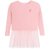 Pink Bow Long Sleeve Dress - Denny's