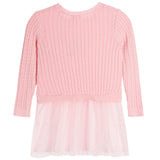 Pink Bow Long Sleeve Dress - Denny's