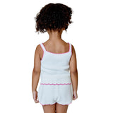 Allover Pink Bows Whipstitch Short