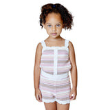 Multi Stripe Crochet Short