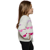 Sweater With Multi Hearts