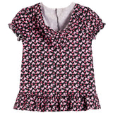 Tata Zip Up Coverup With Allover Hearts