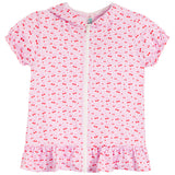 Tata Zip Up Allover Cherry Coverup