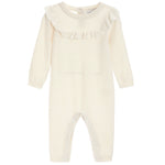 Ava Knit Pointelle Romper - Denny's