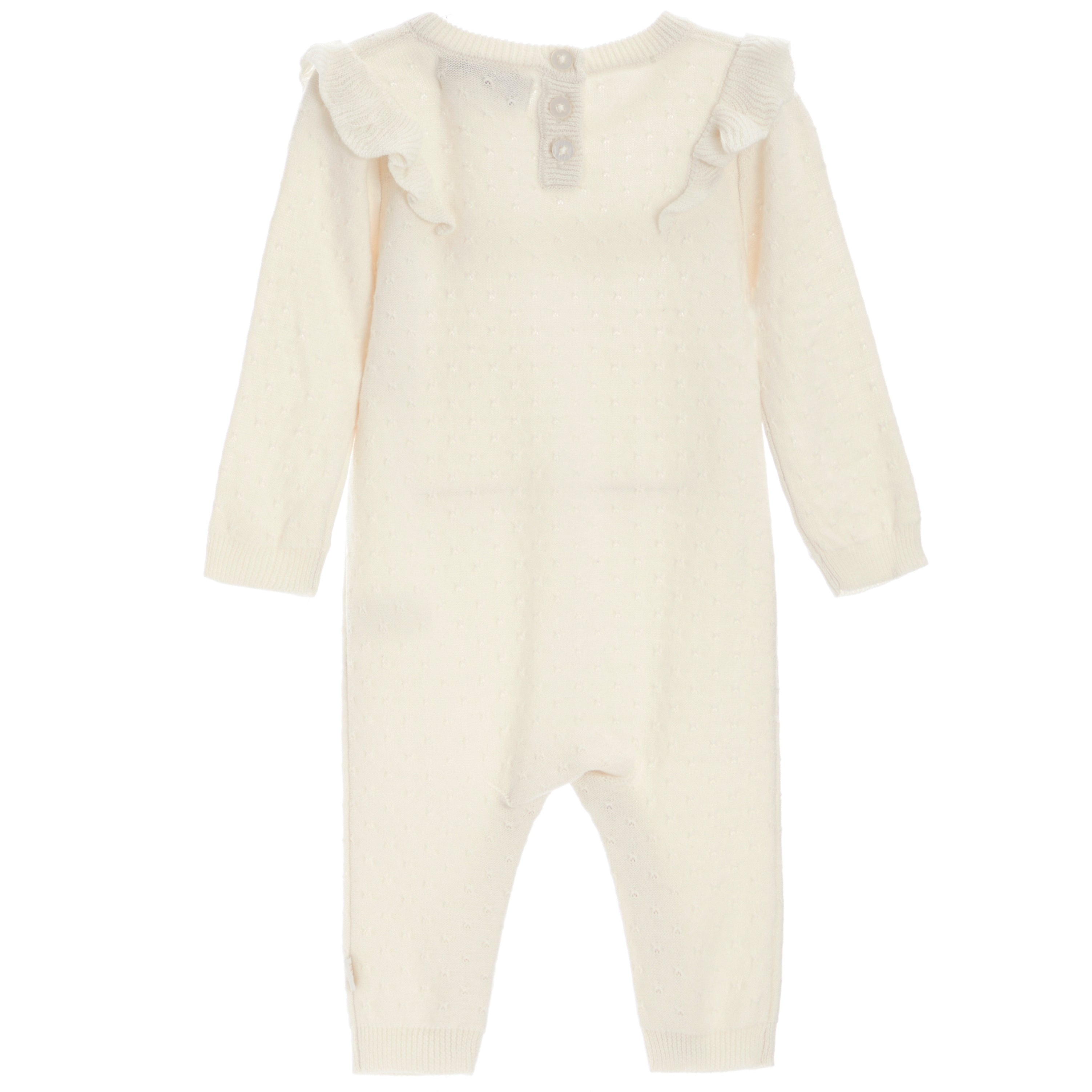 Ava Knit Pointelle Romper - Denny's