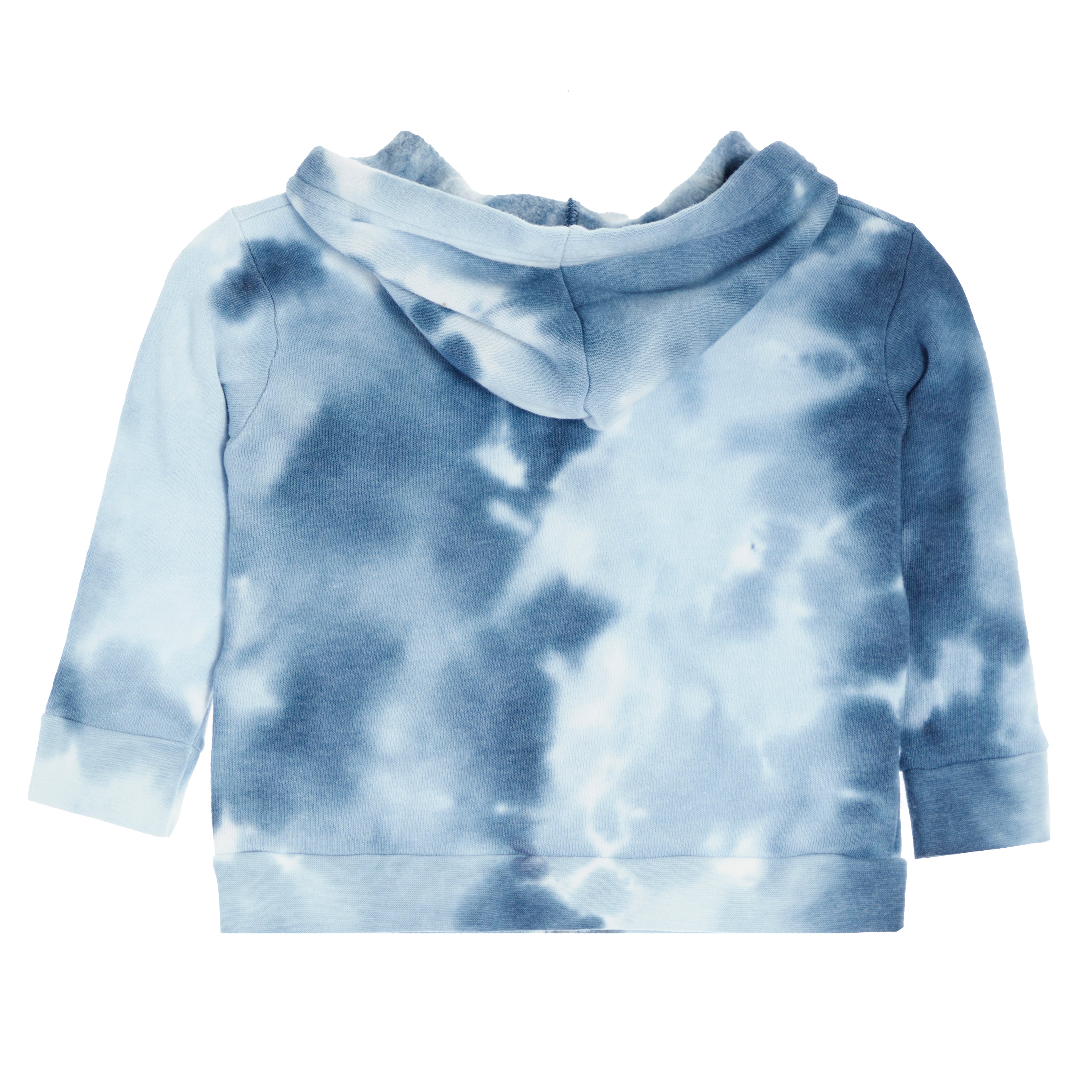 Chenille Smiley Tie Dye Zip Hoodie - Denny's