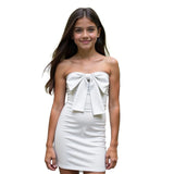 Teddie Bow Dress - Denny's