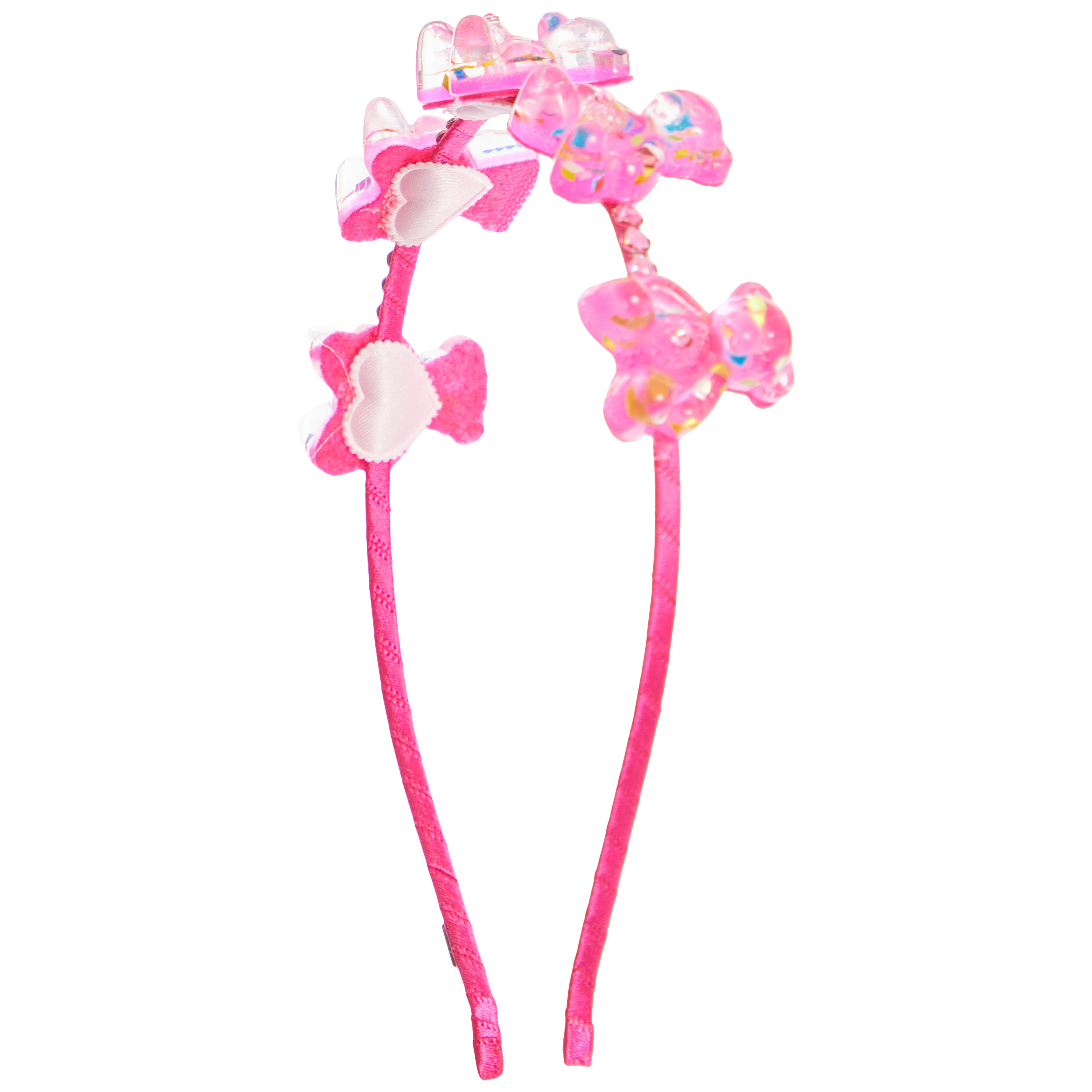 Crystalized Teddy Bear Halo Thin Headband - Denny's