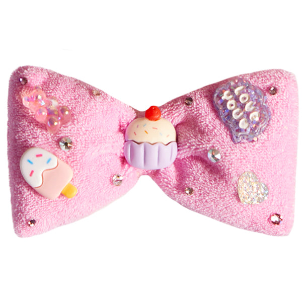 Terry Bow Gummy Bear Scrunchie - Denny's