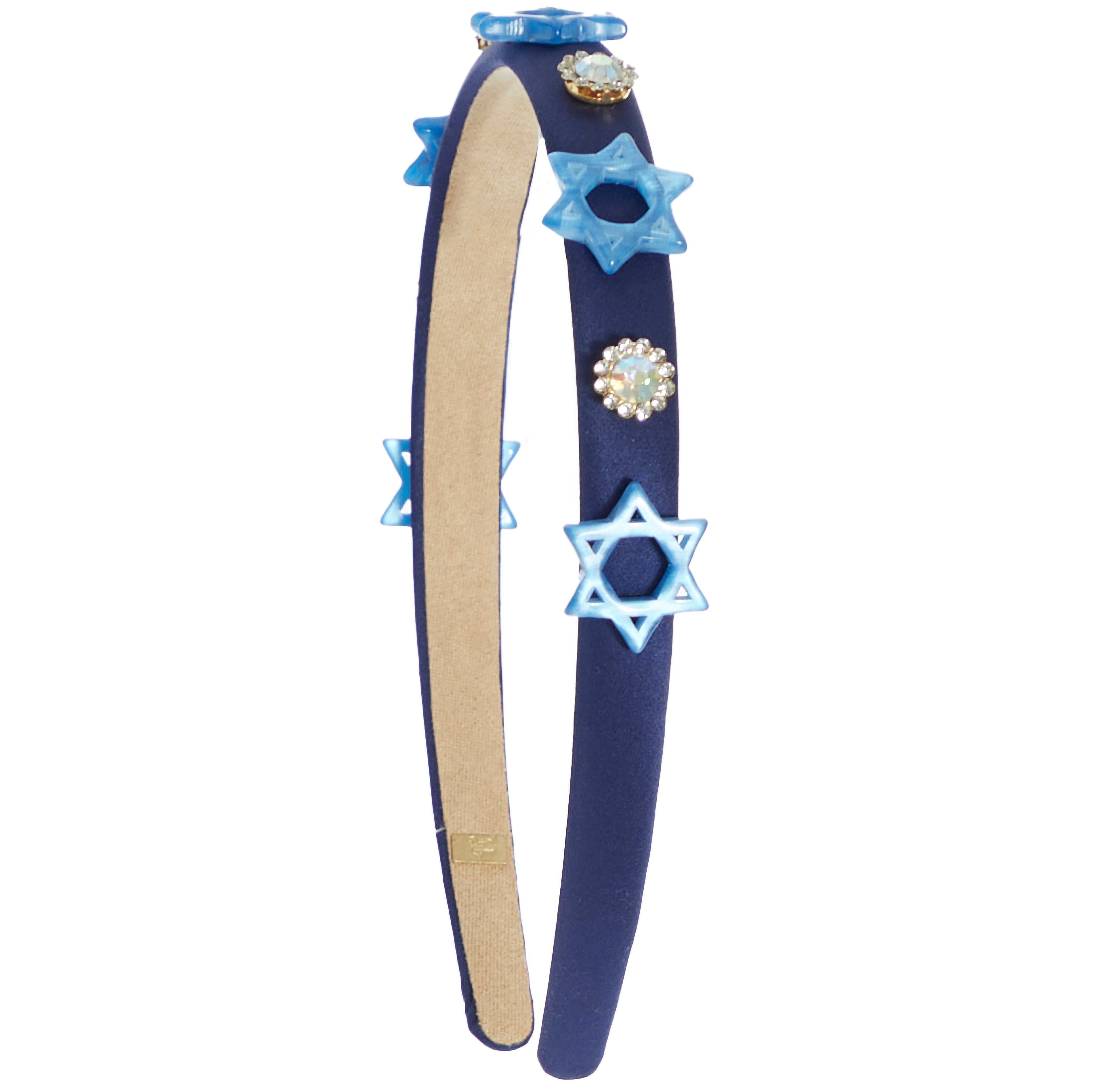 Thin Satin Hanukkah Charm Headband - Denny's