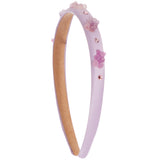 Thin Satin Headband with Sugar Gummies and Stones