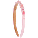 Thin Satin Headband with Sugar Gummies and Stones