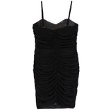 Thea Shirred Strapless Dress