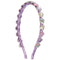 Thin Jeweled Heart Headband - Denny's