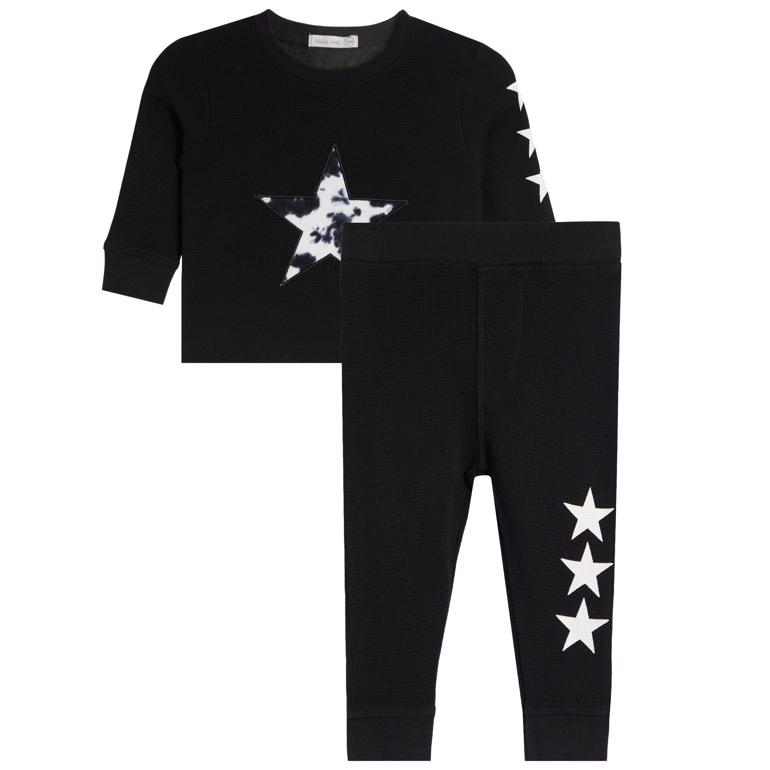2pc Tie Dye Star Thermal Set - Denny's