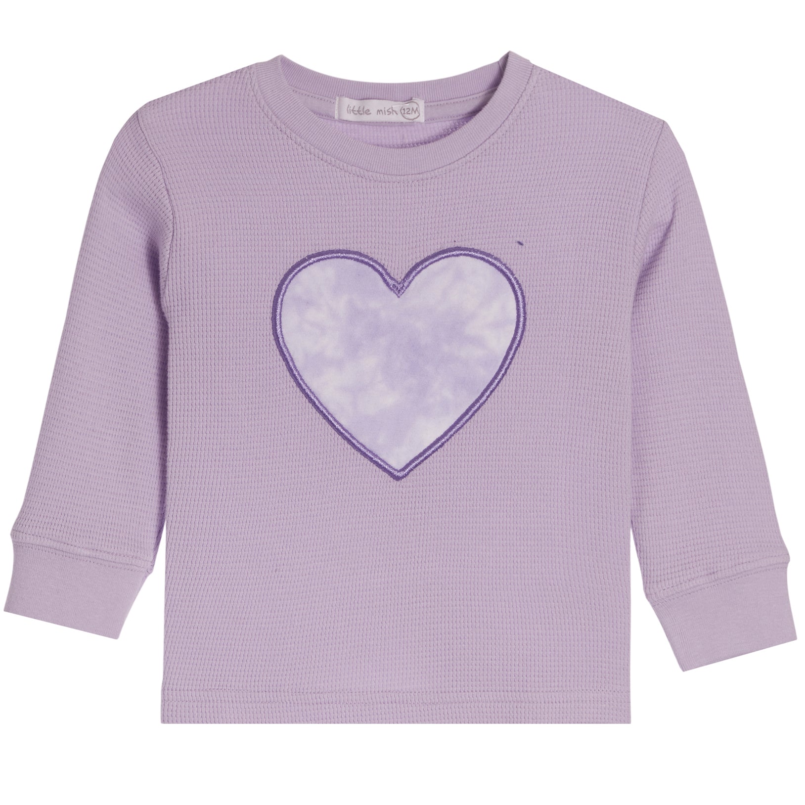 2pc Heart Tie Dye Thermal Set - Denny's