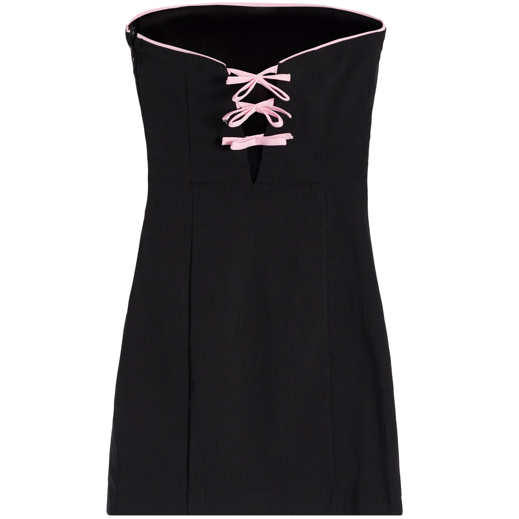 Tina Bow Strapless Dress - Denny's