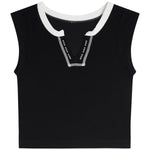 Contrast Stitching Henley - Denny's