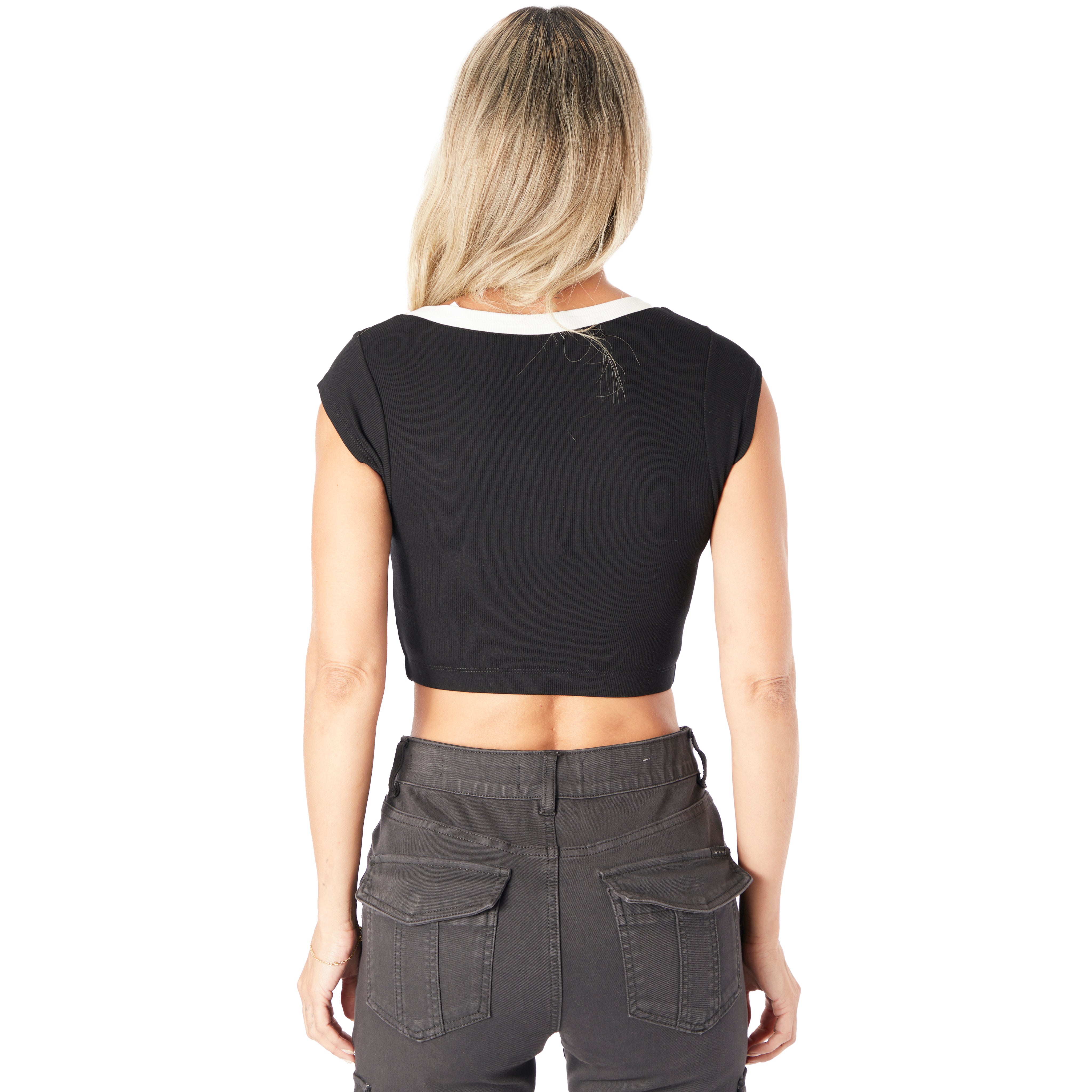 Contrast Stitching Henley - Denny's