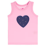 Tank Denim Hearts