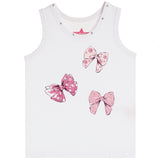Tank Polka Dot Stripe Flowers Bows