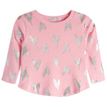 2pc Silver Hearts Thermal Set - Denny's