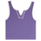 Contrast Stitching Henley Tank - Denny's