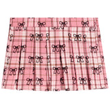 Allover Bows Plaid Skort - Denny's