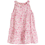 Ditsy High Neck Dress